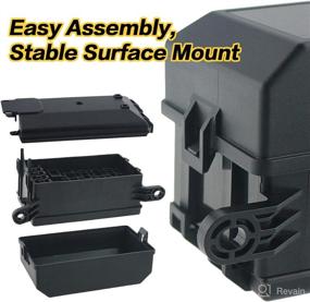 img 2 attached to 🔌 iztor Universal 6-Way Blade Fuse Holder Box: Secure Auto Electrical Connectors for Cars, Trucks, Trailers, and Boats