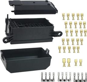 img 4 attached to 🔌 iztor Universal 6-Way Blade Fuse Holder Box: Secure Auto Electrical Connectors for Cars, Trucks, Trailers, and Boats