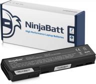 ninjabatt high performance battery for hp 8460p 628668-001 8470p 8570p - 6 cells/4400mah/48wh логотип