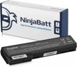 ninjabatt high performance battery for hp 8460p 628668-001 8470p 8570p - 6 cells/4400mah/48wh logo