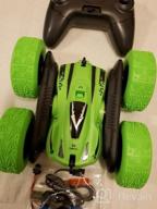 img 1 attached to Double-Sided Stunt RC Car For Kids - CPSYUB Fast Off-Road RC Toy Car With Remote Control review by Michael Duman