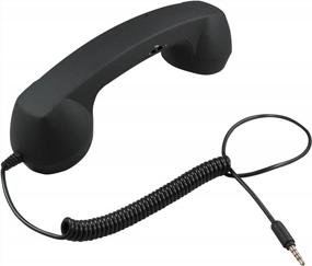 img 2 attached to Enhance Your Mobile Experience With Softalk'S Wired Retro Handset Compatible With IPhone, Samsung, IPad, Androids, HTC, And Blackberry