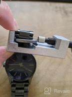 img 1 attached to Efficient Watch Band Tool Kit - Coyaho Watch Link Remover With Extra Punch Pins review by Leslie King