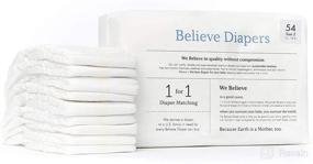 img 4 attached to Believe Diapers Eco Friendly Biodegradable Hypoallergenic Diapering good in Disposable Diapers