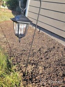 img 5 attached to 2 Pack Maggift 34 Inch Hanging Solar Lights With Dual Use Shepherd Hooks - Outdoor Coach Lighting