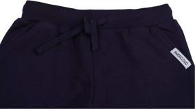 img 2 attached to AMERICLOUD Sweatpants Adjustable Drawstring Black XL Boys' Clothing : Active