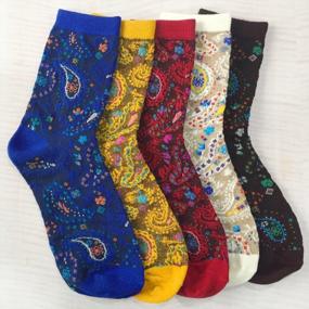 img 3 attached to 💃 Walking on Whimsy: 5 Pairs of Charming Novelty Cat Socks for Women