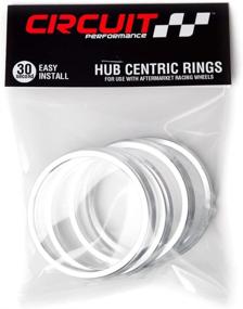 img 2 attached to High-Performance Silver Aluminum Hub Centric Rings 73.1mm OD to 54.1mm ID - Circuit Performance