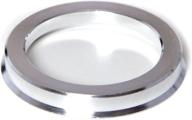 high-performance silver aluminum hub centric rings 73.1mm od to 54.1mm id - circuit performance логотип