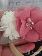 img 1 attached to Baby Girl Tutu Tulle Dress With Flower Headband For Wedding Birthday Parties review by Chris Riley