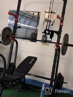 img 1 attached to Maximize Your Home Gym With CDCASA'S Adjustable Power Squat Rack Cage And Multi-Function Power Tower review by Prince Fratto