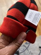 img 1 attached to 🧢 Zowya Reversible Knit Beanie with Stripes and Solid Colors for Boys and Girls, Knitted Cuff Hat - 1 Hat review by Marcus Hussain