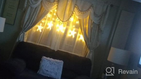 img 1 attached to Transform Your Home With BHCLIGHT'S 138 LED Star String Lights: Perfect For Bedroom Decor, Ramadan, Wedding, Garden And Christmas Decorations In Blue review by Billy Reeves