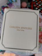 img 1 attached to Carleen 14K White Gold Plated Sterling Silver (925) review by Bonnie Conner