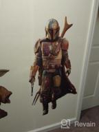 img 1 attached to Transform Your Space With RoomMates' Star Wars: The Mandalorian Boba Fett Giant Wall Decal review by Jeff Leu