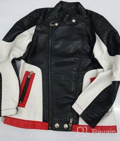 img 5 attached to 🧥 Budermmy Leather Motorcycle Jackets: Stylish Toddler Boys' Clothing & Coats