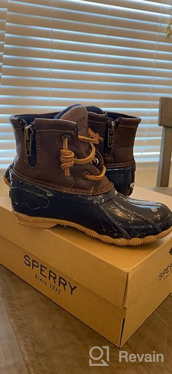 img 1 attached to 👢 Sperry Saltwater Rain Boot for Kids (Little Kid/Big Kid) review by Reggie Hobbs