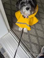 картинка 1 прикреплена к отзыву 🐶 Защитная одежда для домашних животных: Дождевик для собак NINEMAX с отражающей полосой для средних и крупных собак. от Kholar Irvine
