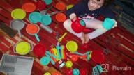 img 1 attached to Battat Deluxe Kitchen Pretend Play 🍳 Toy Set: 71-Piece Accessory with Pots & Pans review by Ronald Wheeler