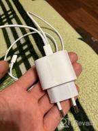 img 3 attached to Mains charger Apple MHJE3ZM/A, 20 W, white review by Anastazja Orebska ᠌