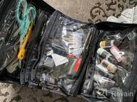 img 1 attached to Stay Organized And Stylish With PACMAXI'S Paisley Sewing Accessories Storage Bag review by Bryan Aleman