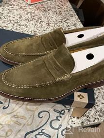 img 4 attached to Men's Sperry Exeter Suede Penny Loafers - Stylish and Comfortable Footwear