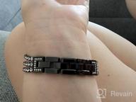 картинка 1 прикреплена к отзыву Bling Diamond Links Samsung Galaxy Watch 4/5/Active2 Band - Compatible With 40Mm, 44Mm & 45Mm Watches - Women'S Sliver Bracelet от Jarod Lacy