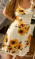 img 1 attached to Women'S Sleeveless Floral Midi Dress - FENSACE Scoop Neck Flared Tank Style review by Brad Bryant
