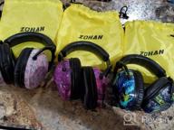 img 1 attached to Upgraded Kids Safety Ear Muffs In Purple Graffiti - ZOHAN EM030 review by Roger Sanders