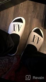 img 7 attached to Armani Exchange Mens Slide Sandal