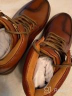 img 1 attached to Men'S Arkbird Leather Lace-Up Chukka Sneaker Boots For Casual Wear review by Jay Huang