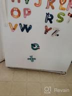 img 1 attached to JCREN Jumbo Magnetic Animals Alphabet Letters Set - Large Uppercase ABC Fridge Magnets For Fun Learning, Spelling & Preschool Education - Perfect Refrigerator Gift For Boys & Girls 3-5 Years Old review by James Lapa