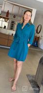 img 1 attached to Women'S Long Sleeve Button Up Work Dress With Pockets | Amoretu review by Anna Lopez