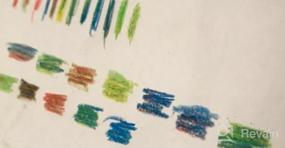 img 5 attached to Цветные карандаши Kidsthrill: 12 радужных деревянных карандашей для детей, школьников и школьников — набор из 4 цветов с яркими комбинациями для рисования, раскрашивания и выделения