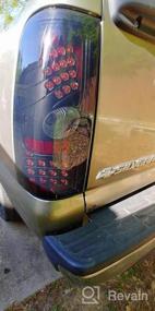 img 5 attached to Черные дымчатые светодиодные задние фонари для моделей Chevy Silverado и GMC Sierra FLEETSIDE 1999-2006 годов - AUTOSAVER88 Замена в сборе