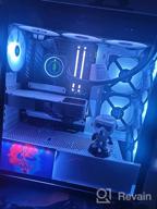 img 1 attached to Vetroo AL600 Mid-Tower ATX PC Case With Top 360Mm Radiator Support, 3X120Mm ARGB Fans, 3X120Mm Regular Fans, Airflow Mesh Design In White For Enhanced Gaming, With Controller Hub review by Ryan Rodriguez