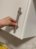 img 1 attached to 25 Pack Brushed Nickel Cabinet Knobs - Single Hole T-Knob Drawer & Door Pulls For Kitchen Cabinets review by Sameer Hilton