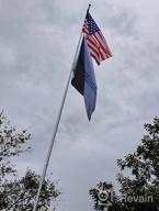 img 1 attached to 25FT Heavy Duty 16 Gauge Aluminum Flag Pole Kit With USA Flag - Perfect For Residential Or Commercial Use! review by Michael Ramu