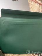 img 2 attached to Leather Case for Macbook 16 2021, Laptop Sleeve, 16" WiWU Skin Pro II, Green review by Ada Lewandowska ᠌