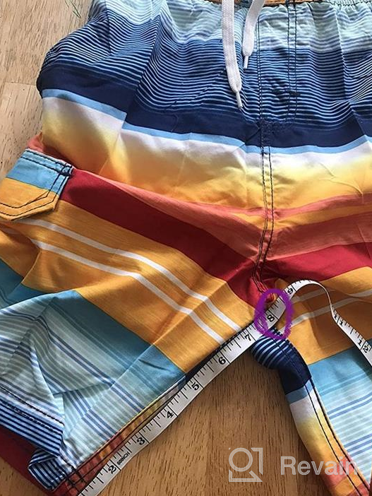 img 1 attached to 👕 Large Boys' Clothing - Kanu Surf Stripe Trunk review by Daniel King