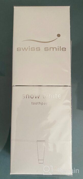 img 2 attached to Swiss Smile Snow White Toothpaste, 75 ml review by Gim Ji ᠌