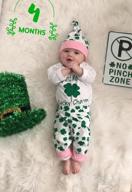 img 1 attached to Shalofer Baby St Patricks Day Outfit Girl My First St Patrick'S Day Bodysuit review by Pat Slater