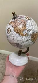 img 5 attached to White Marble Globe Deco 79 5" X 5" X 8