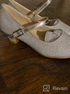 img 1 attached to 👑 EIGHT KM Princess Wedding EKM7015 Girls' Flats: Elegant and Dainty Footwear review by Ryan Rodriguez