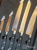 img 1 attached to Upgrade Your Culinary Skills With PICKWILL'S 5-Piece High Carbon Stainless Steel Chef Knife Set review by Davon Clark