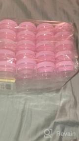 img 8 attached to ZEJIA Sample Containers In Pink - Pack Of 20Pcs 10 Gram Plastic Jars With Lids For Storing Small Items And Samples