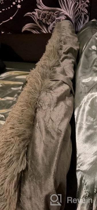 img 1 attached to LIFEREVO Faux Fur Body Pillow Cover With Zipper Closure,21"X54"Luxury Shaggy Ultra Fluffy Throw Bed Pillowcase,Soft Plush Marble Print Pillowshams For Pregnant Women(Tie Dye Ivory/Beige) review by Sean Franklin