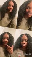 img 1 attached to Get Fabulous Curls With ALLRUN Brazilian Kinky Curly Human Hair Wig - Pre Plucked, Baby Hair, Bleached Knots, 150% Density, 4X4 Lace Front, Perfect For Black Women (16 Inch) review by Zac Pewitt
