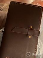 картинка 1 прикреплена к отзыву Refillable Genuine Leather Journal: Handmade Vintage Organizer Notebook For Men And Women от Robert Jackson