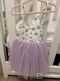 img 7 attached to Flofallzique Summer Baby Girls Dress: Floral 🌸 Tulle for Wedding, Birthday, Toddler Tea Party & Tutu
